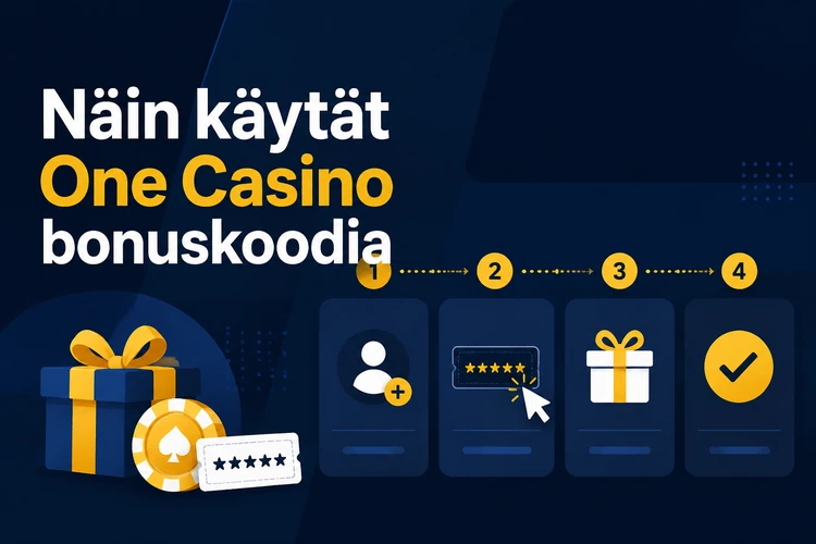 Näin käytät One Casino bonuskoodia