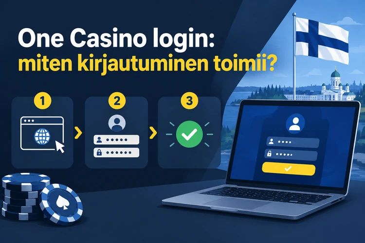 One Casino login: miten kirjautuminen toimii?