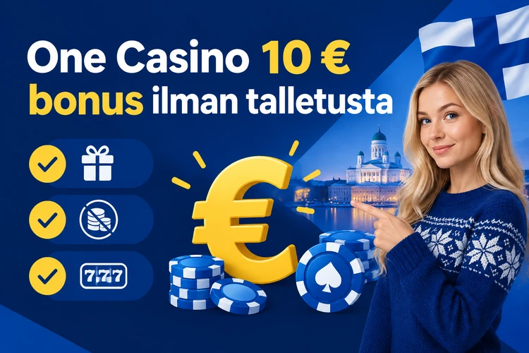 One Casino 10 € bonus ilman talletusta