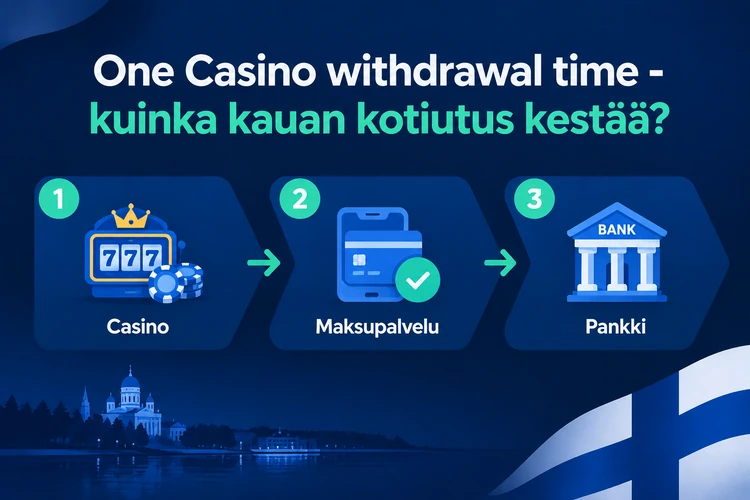 One Casino withdrawal time - kuinka kauan kotiutus kestää?